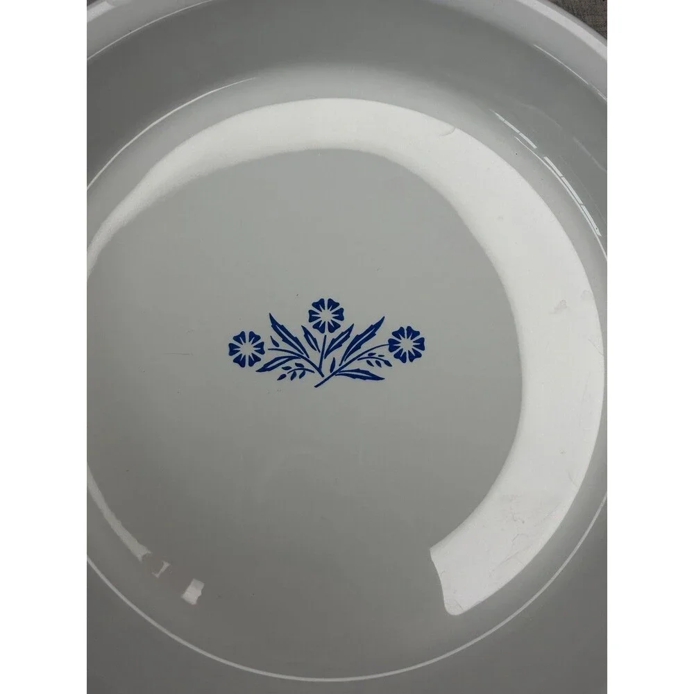 Vintage corning ware blue cornflower 9 X 1 1/4 Inch Pie Dish Rare Made in USA